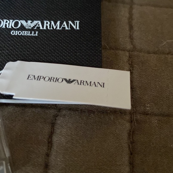 Men’s Emporio Armani, stainless steel cufflinks new in box